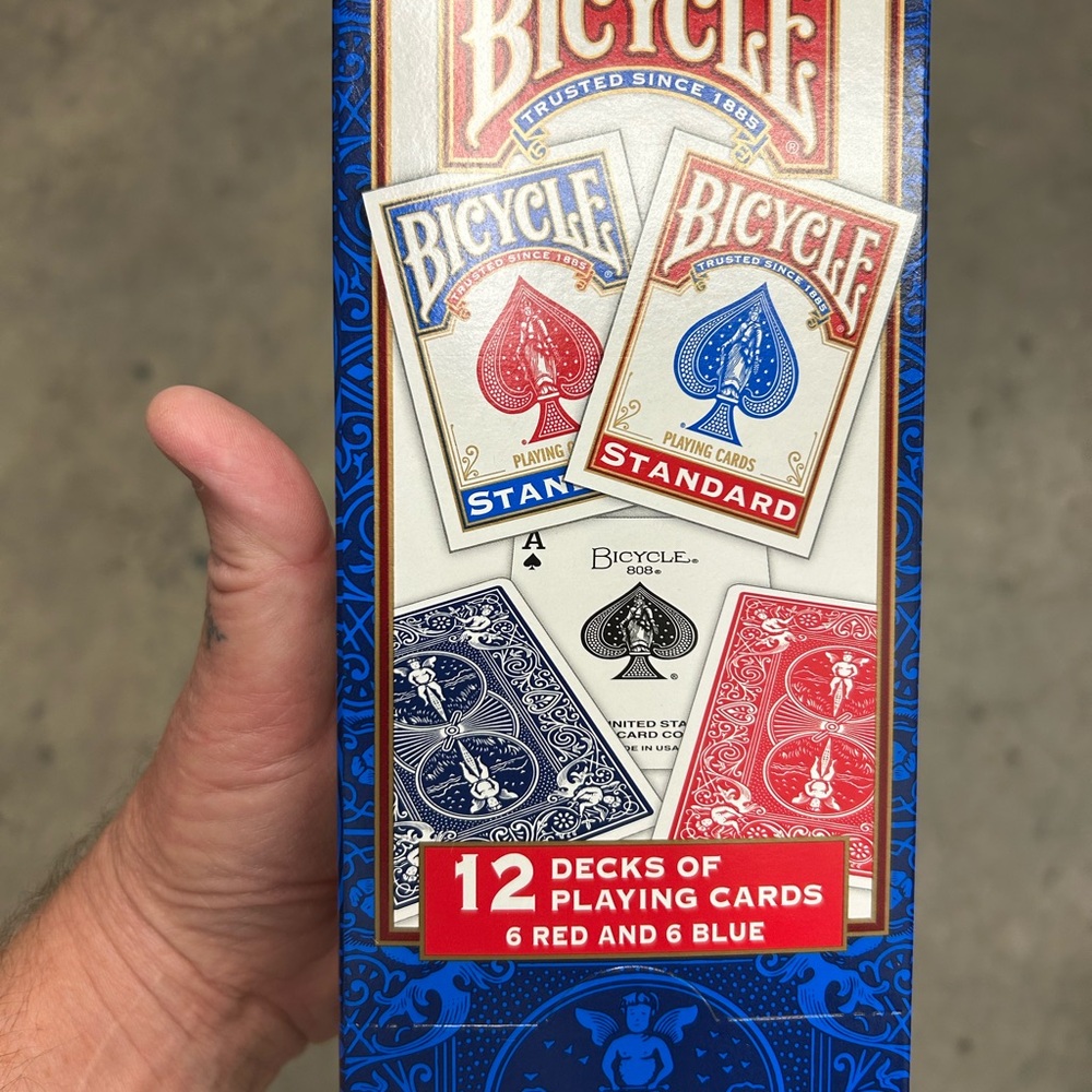 Bicycle Standard Playing Cards - Red and Blue